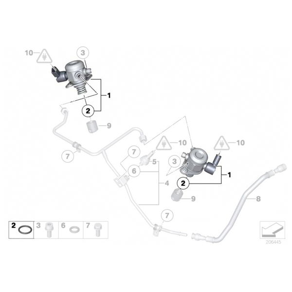 Pompa de inalta presiune - BMW Seria 7 F01, F02 - 760i