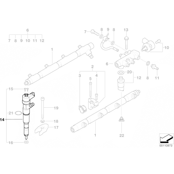 Injector - BMW Seria 7 E38