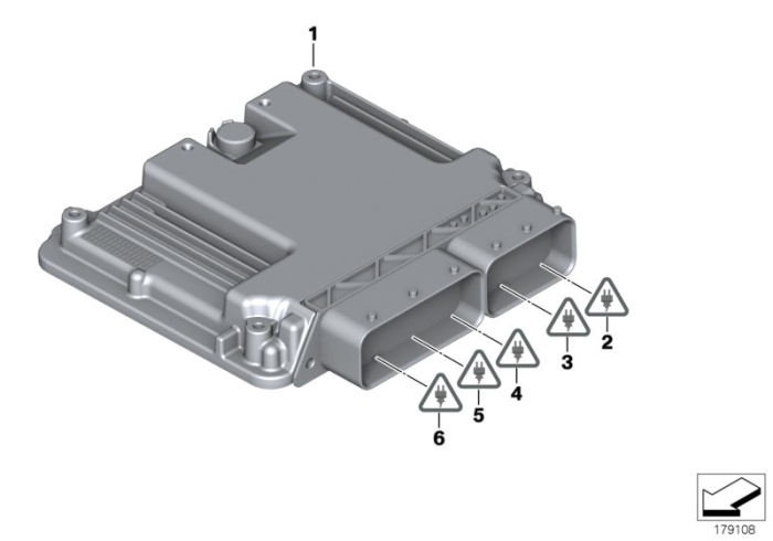Computer / Calculator motor - BMW Seria 5 F10 F11 - 520d - DDE basic unit 721