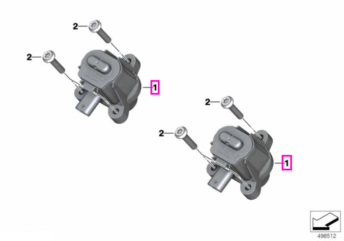 Actuator ShiftCam - BMW Motorrad K63 (S 1000 R), K66 (M 1000 RR), K67 (S 1000 RR), K69 (S 1000 XR), KM3 (M 1000 R), KM9 (M 1000 XR) - tip motor A67