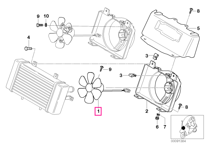 Ventilator - BMW Motorrad