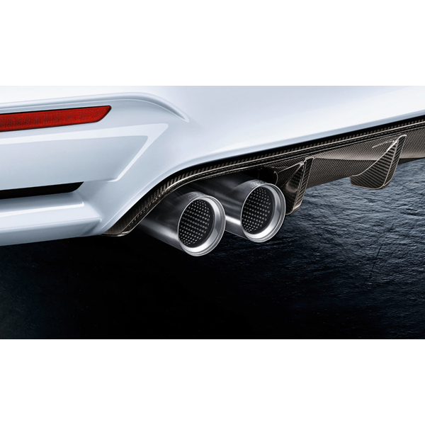 Ornament toba titanium "BMW M Performance" - BMW F80, F80N, F82, F82N, F83, F83N, F87, F87N