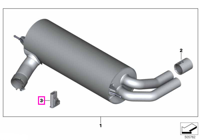 Capac orb conector actuator clapeta evacuare M Performance - BMW Seria 1 F20 F21, Seria 2 F22 F23, Seria 3 F30 F31, Seria 4 F32 F33 F36, Seria 5 G30 G31, Seria 6 G32