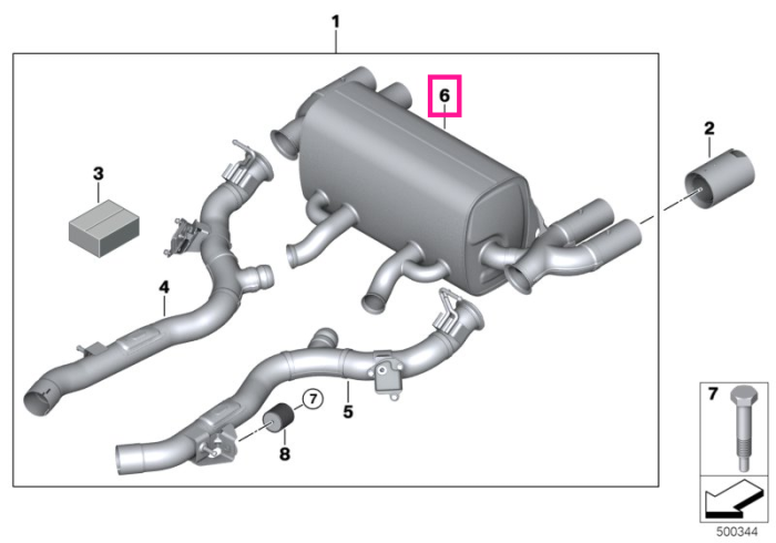Evacuare finala "BMW M Performance" - BMW Seria 2 F87N