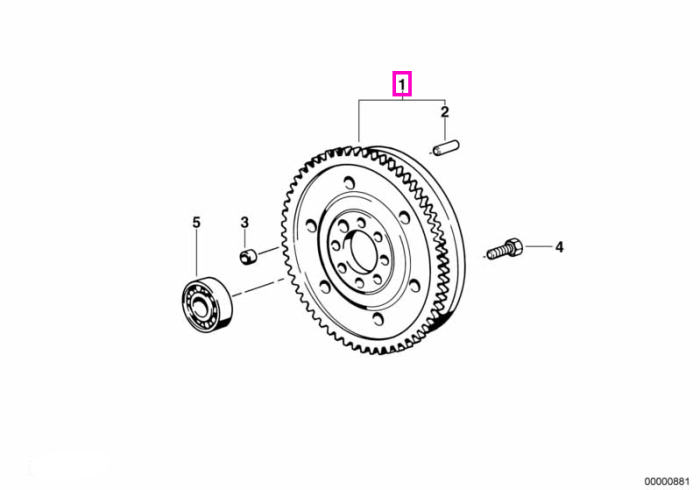 Volanta dubla masa - BMW Seria 5 E39, Seria 7 E38 - tip motor M51