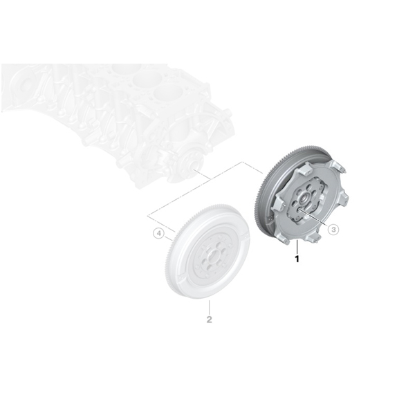 Volanta masa dubla - BMW Seria 3 F80 M3, Seria 4 F82 M4