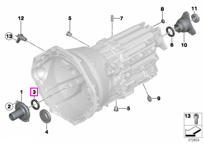 Simering arbore intrare cutie viteze manuala, 70x39,85x9mm - BMW Seria 1 E81 E82 E87 E88, Seria 3 E46 E90 E91 E92 E93, Seria 5 E39 E60 E61 F10 F11, Seria 6 E63 E64 F06 F12 F13, X3 E83, X5 E53, Z4 E89