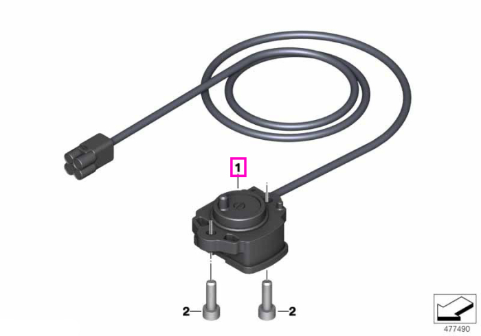 Senzor/Potentiometru indicator de treapta viteza, cu cablu - BMW Motorrad K01 (G 310 RR), K02 (G 310 GS), K03 (G 310 R)