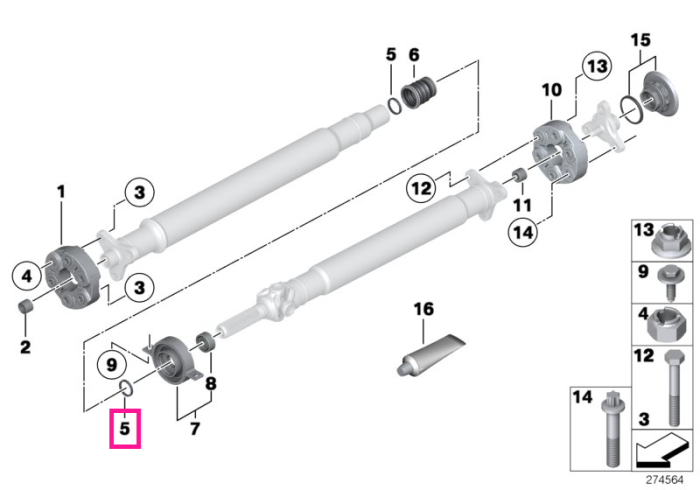Damper ring D=38/D=33 - BMW