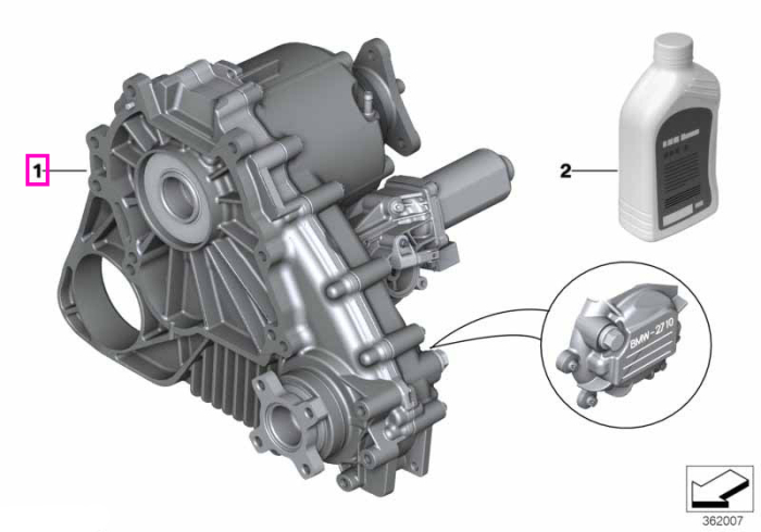 Cutie de transfer xDrive (ATC 400) - BMW X3 E83 - tip motor N47