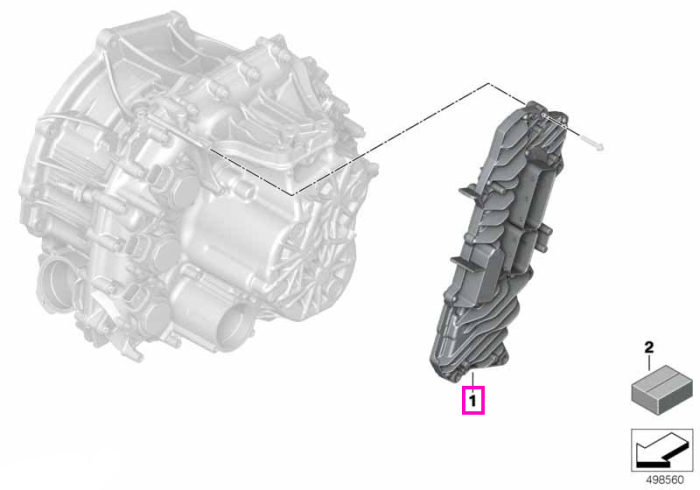 Unitate de comanda cutie cu ambreiaj dublu (7DCT300) - BMW Seria 1 F40, Seria 2 F44 F45