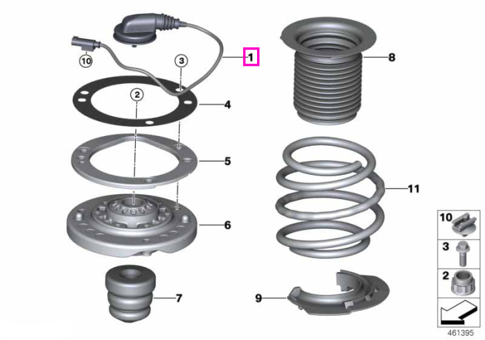 Cablu adaptor EDC - BMW Seria 2 F87 M2, Seria 3 F80 M3, Seria 4 F82 F83 M4 - tip motor S55