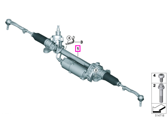 Caseta de directie electrica - BMW iX I20