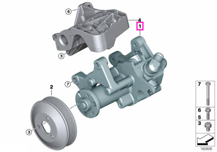 Pompa servodirectie - BMW X5 E70, X6 E71