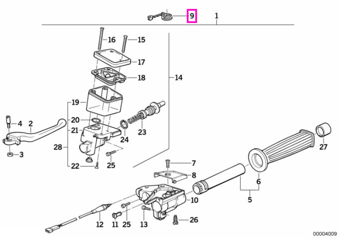 Disc came acceleratie, cursa 36mm - BMW Motorrad K569 (K 75, K 75 C, K 75 S, K 75 RT), K589 (K100, RS, RT, LT), R 80 GS Basic (96), R 80 GS, R 100 GS, PD (90-95), R 80 R, R 100 R, Mystik (91-95)