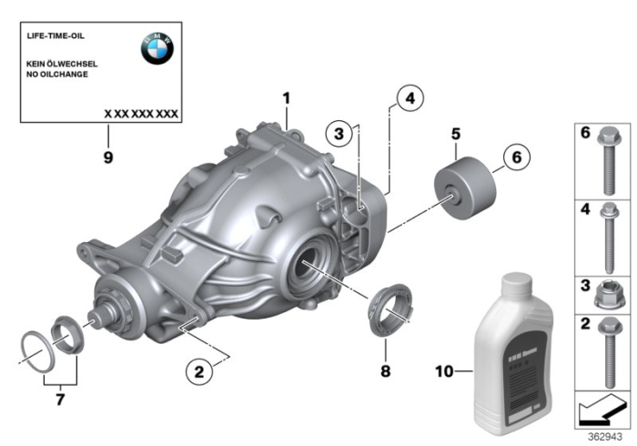 Vibration absorber 145HZ - BMW Seria 5 F10 F11 520d