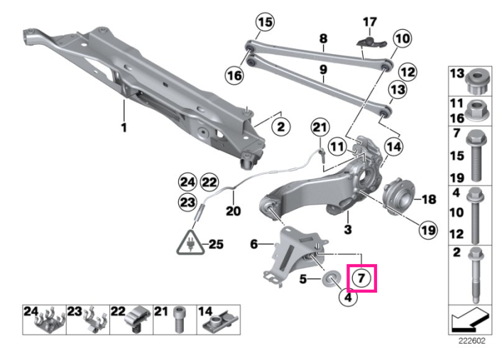 Surub, autofiletant, punte fata/spate (M12x1,5x65-10,9) - Mini Countryman R60, Paceman R61