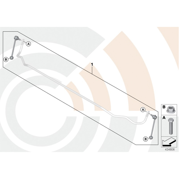 Kit reparatie bieleta bara stabilizatoare Value-Line - BMW Seria 1 E81, E82, E87, Seria 3 E90, E91, E92, E93