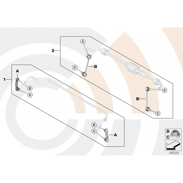 Kit reparatie bieleta bara stabilizatoare Value-Line - BMW Seria 5 F07, Seria 5 F11