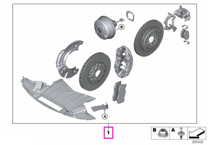Kit Retrofit sistem franare "M Performance" carbon ceramic - BMW Seria 5 F10, Seria 6 F06 F12 F13