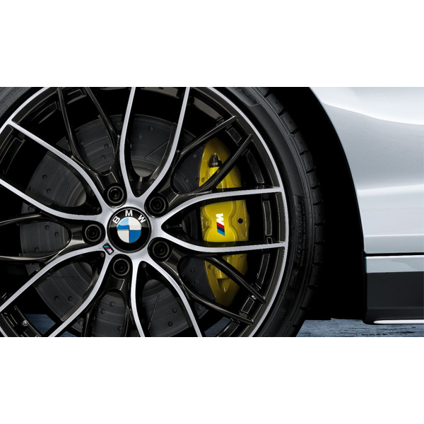 Kit retrofit frane sport, galben, "BMW M Performance" - BMW Seria 1 F20 F21, Seria 2 F22 F23, Seria 3 F30 F31 F34, Seria 4 F32 F33 F36