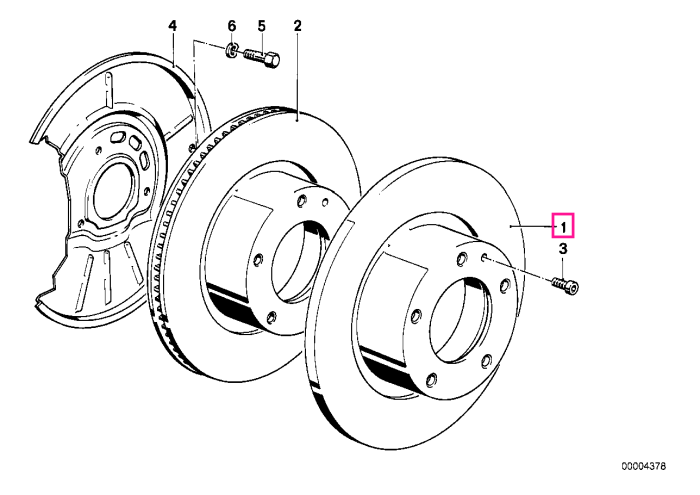 Disc frână 286X12 - BMW