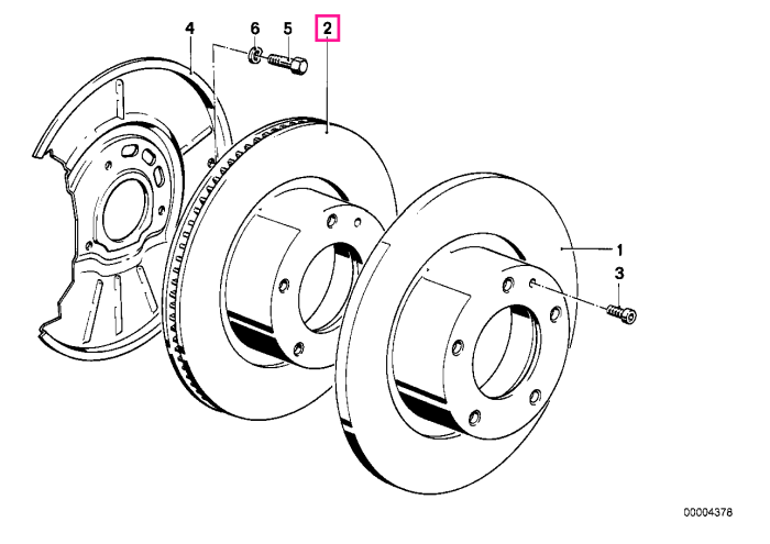 Disc frana ventilat 300X22 - BMW