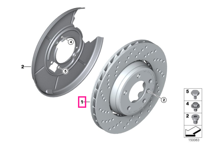 Disc frana ventilat dreapta 328X20 - BMW
