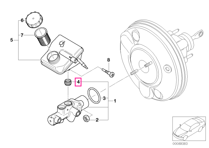 Dop etansare vas expansiune - BMW Seria 5 G30 G31 G38, Seria 6 G32, Seria 7 G11 G12, X3 G01 G08 F97 M, X4 G02 F98 M - Mini Cabrio R52, R50, R53
