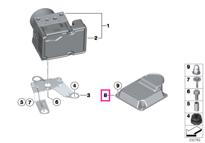 Unitate de control ICM (Integrated Chassis Management) - BMW Seria 1 F20 F21, Seria 2 F22 F23, Seria 3 F30 F31 F34 F35, Seria 4 F32 F33 F36, X3 F25, X4 F26