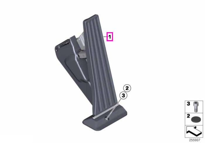 Modul pedala acceleratie - BMW Seria 1, Seria 2, Seria 3, Seria 4, Seria 5, Seria 6, Seria 7, i3, i4, iX3, iX, X1 E84 F48 U11 U12, X3 F39 U10, X3 E83 F26 G01, X4 F26, Z4 E85 E89 G29