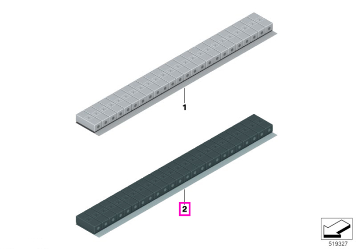 Set greutati echilibrare roti, negre, 5 kg - BMW - Mini