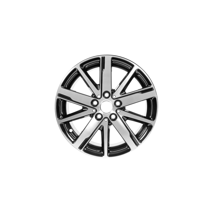 Janta aliaj usor - Scissor Spoke 830 - Bicolor Negru/Argintiu (Jet Black Sol. Paint / Bright Turned) - 7Jx17 ET:54 - Mini Cabrio F57, F55, F56