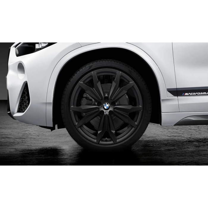 Janta aliaj usor - M Performance Double Spoke 717M - Negru mat (Matt Black) - 8Jx20 ET:50 - BMW X1 F48, X2 F39