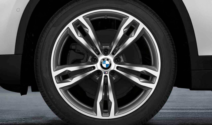 Janta aliaj usor - M Performance Double Spoke 572M - Gri (OrbitGrey) - 8Jx19 ET:47 - BMW X1 F48, X2 F39