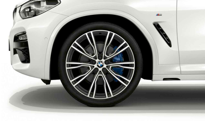Janta aliaj usor - V Spoke 726 - Bicolor Gri (OrbitGrey/Bright Turned) - 9,5Jx21 ET:43 - BMW X3 G01 G08, X4 G02