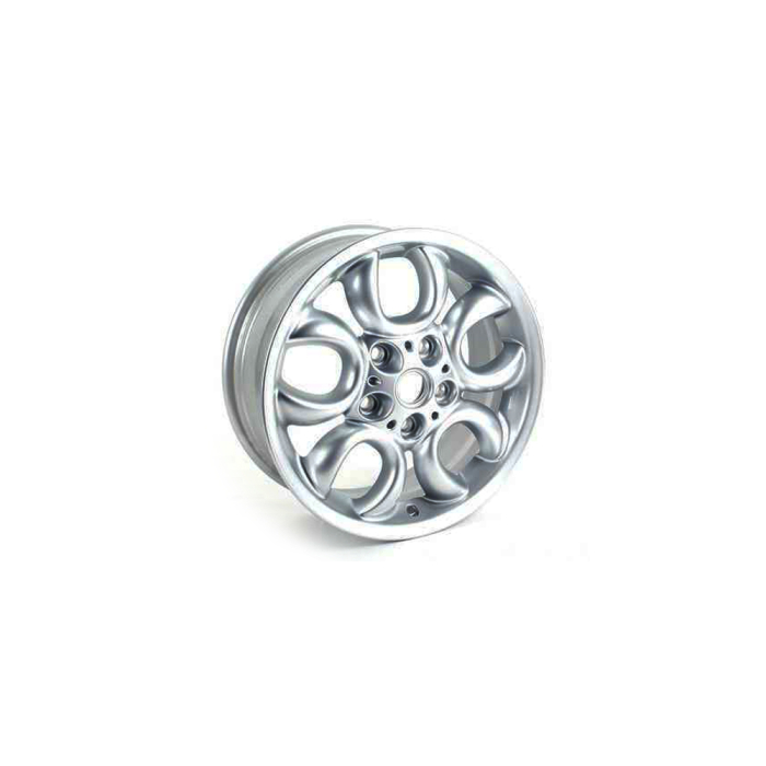 Janta aliaj usor - 5 Hole Circular Spoke R123 - Argintiu (Silver) - 6,5Jx16 ET:46 - Mini Countryman R60, Paceman R61	