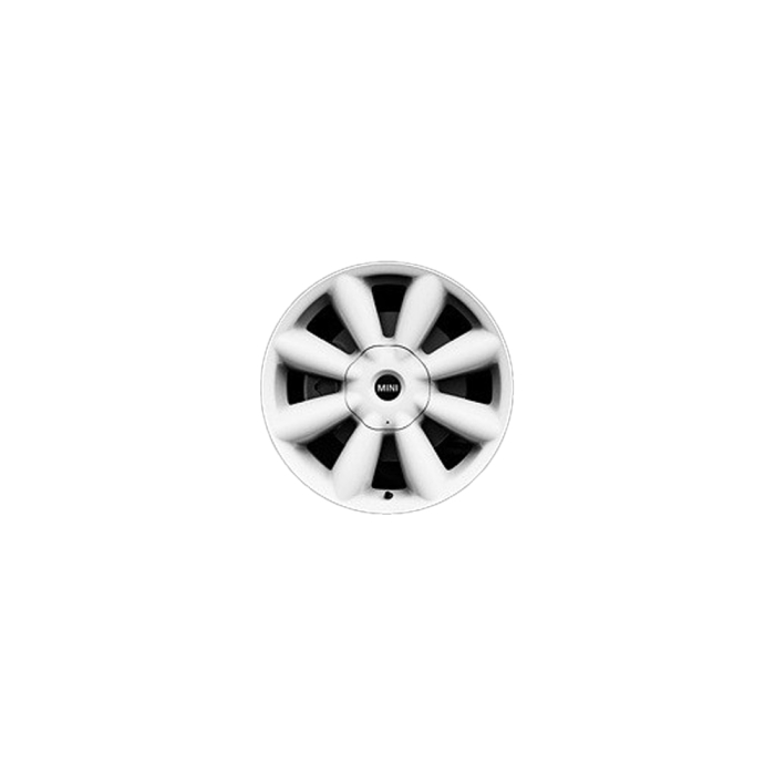 Janta aliaj usor - Turbo Fan R126 - Alb (White) - 7,5Jx18 ET:52 - Mini Countryman R60, Paceman R61	