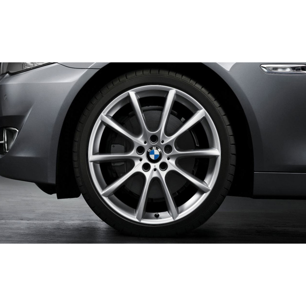 Set roti complete de vara - BMW V-spoke 281 - 18" - BMW Seria 5 F10, F11; Seria 6 F06, F12, F13