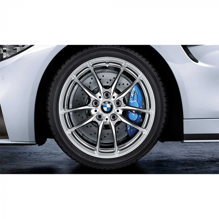 Roata completa de iarna - BMW M V-Spoke 640M cu anvelopa Michelin Pilot Alpin 4* (BMW) - 255/35R18 94V XL - TPMS / RDCi pentru F87 M2, F87 M2 competition (from 07, 19)