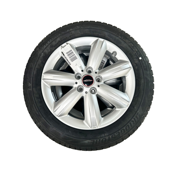 Roată completă de iarnă - JCW Star Spoke 539 cu anvelopa Bridgestone Blizzak LM-001 - 205/60R17 93H - Mini Countryman F60