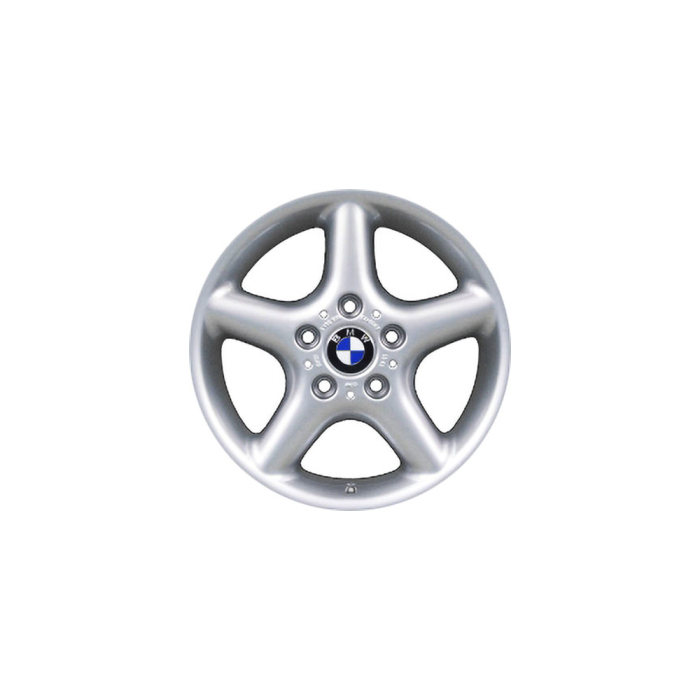Janta aliaj usor - Round Spoke 18 - Argintiu (Silver) - 7JX15 ET:47 - BMW Seria 3 E36 E46, Z3 E36