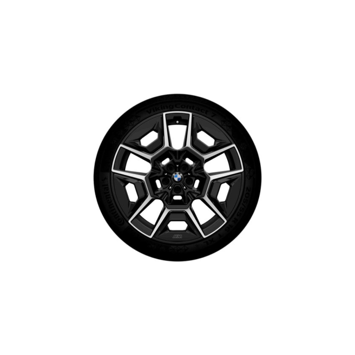 Janta aliaj usor - M Performance Double Spoke 922M - Bicolor Negru/Argintiu (Black 2 Solid / Bright Milled) - 10Jx22 ET:21 - BMW XM G09