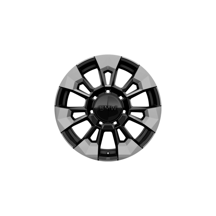 Janta aliaj usor - M Performance Star Spoke 923M - Bicolor Negru/Gri (Black 2 / Bright Milled) - 10Jx23 ET:22 - BMW XM G09