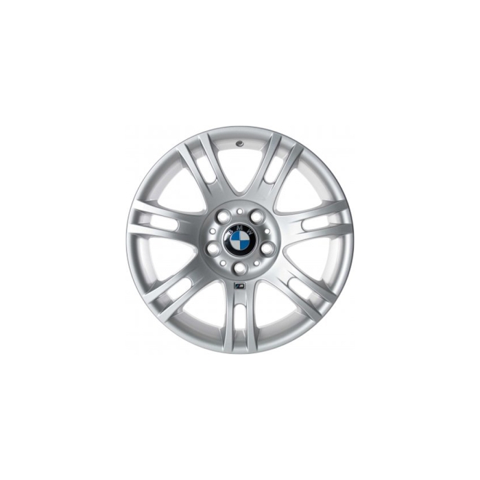 Janta aliaj usor - M Performance Double Spoke 97M - Argintiu (Silver) - 7,5JX17 ET:47 - BMW Seria 3 E46	