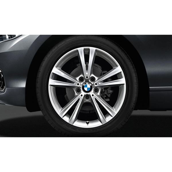 Set roti complete de vara - BMW Double Spoke 385 - 18" - BMW Seria 1 F20, F21; Seria 2 F22, F23 - RDCi