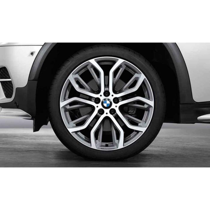 Set roti complete de vara - BMW Performance V-Spoke 375 - 21" - BMW X5 F15; X6 F16 - RDCi
