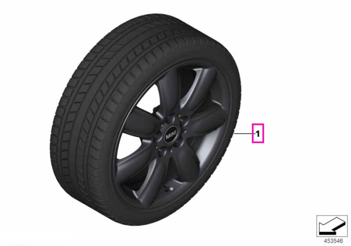Roată completă de iarnă - Bridge Spoke 528 cu anvelopa Pirelli Snowcontrol Serie 3 - 195/55R17 92H XL - Mini Clubman F54