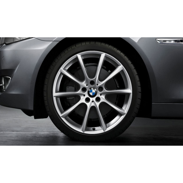 Set roti complete de vara - BMW V Spoke 281 - 18" - BMW Seria 5 F10, F11; Seria 6 F06, F12, F13 - RDC LC
