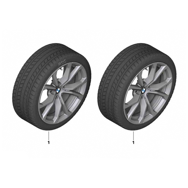 Roată completă de iarnă - V-Spoke 776 cu anvelopa Pirelli Winter Sottozero 3 r-f - 225/50R17 98H XL - BMW Seria 3/4 G20/G21/G22/G23/G42